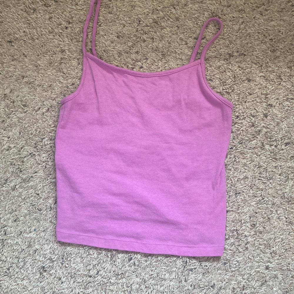 Wild Fable Magenta Sleeveless Crop Camisole